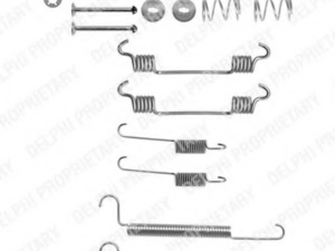 Set accesorii sabot de frana LY1241 DELPHI pentru Opel Vectra Chevrolet Captiva Opel Astra Opel Zafira