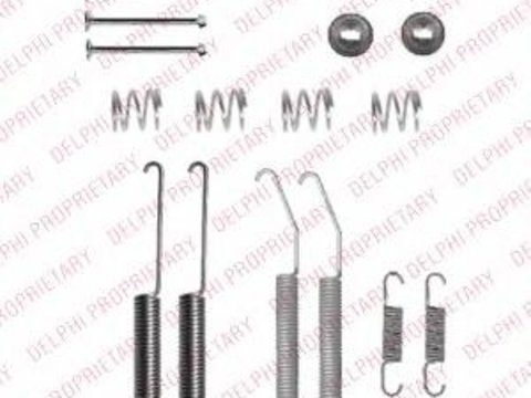 Set accesorii, sabot de frana MITSUBISHI COLT/RODEO (K7_T, K6_T), MITSUBISHI L 400 caroserie (PD_W, PC_W, PB_V, PA_W, PA_V) - DELPHI LY1334