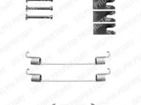 Set accesorii, sabot de frana NISSAN MARCH III (K12), RENAULT MODUS / GRAND MODUS (F/JP0_), RENAULT EURO CLIO III (BR0/1, CR0/1) - DELPHI LY1335