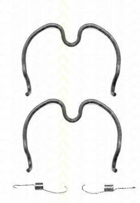 Set accesorii, sabot de frana OPEL AGILA (A) (H00) (2000 - 2007) TRISCAN 8105 242571 piesa NOUA