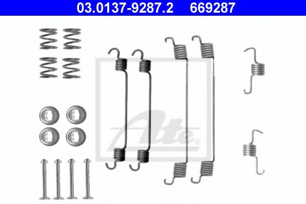 Set accesorii, sabot de frana OPEL AGILA (B) (H08)