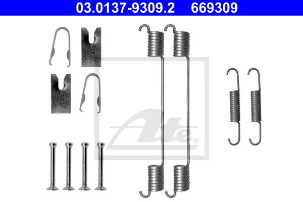 Set accesorii sabot de frana # Opel Combo 2012 201