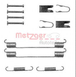 Set accesorii, sabot de frana OPEL COMBO caroserie inchisa/combi (X12) (2012 - 2016) METZGER 105-0883