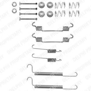 Set accesorii, sabot de frana OPEL COMBO Tour (2001 - 2016) DELPHI LY1241