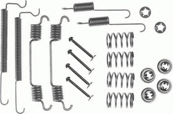 Set accesorii, sabot de frana OPEL CORSA A TR (91_, 92_, 96_, 97_), OPEL CORSA A hatchback (93_, 94_, 98_, 99_), OPEL VITA B (73_, 78_, 79_) - FERODO