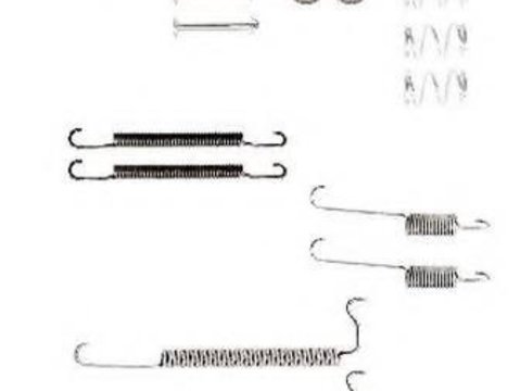 Set accesorii, sabot de frana OPEL KADETT D (31_-34_, 41_-44_), OPEL MONZA E (39_, 49_), OPEL KADETT E Cabriolet (43B_) - JURID 771067J