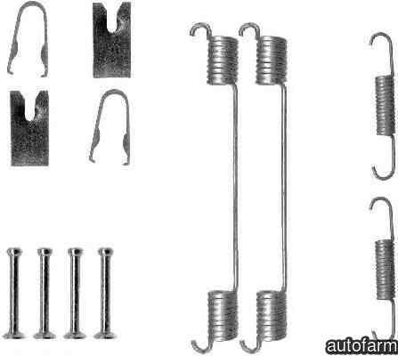Set accesorii, sabot de frana PEUGEOT BIPPER (AA_) TEXTAR 97031600