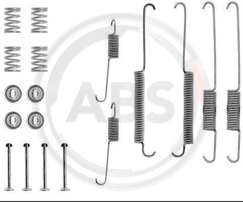 Set accesorii, sabot de frana puntea spate (0640Q ABS) Citroen,FORD,HYUNDAI,KIA,PEUGEOT