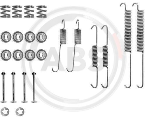 Set accesorii, sabot de frana puntea spate (0678Q ABS) Citroen,DACIA,PEUGEOT,RENAULT,VOLVO