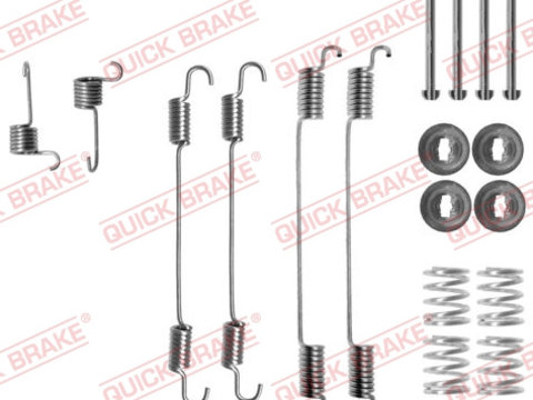 Set accesorii, sabot de frana puntea spate (1050021 QBK) DACIA,LADA,RENAULT