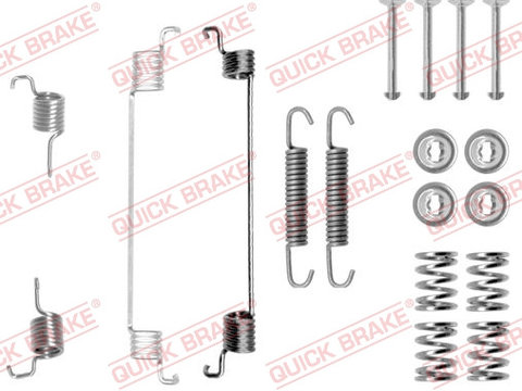 Set accesorii, sabot de frana puntea spate (1050672 QBK) DACIA,DATSUN,FIAT,FORD,LANCIA,PEUGEOT,RENAULT,VW