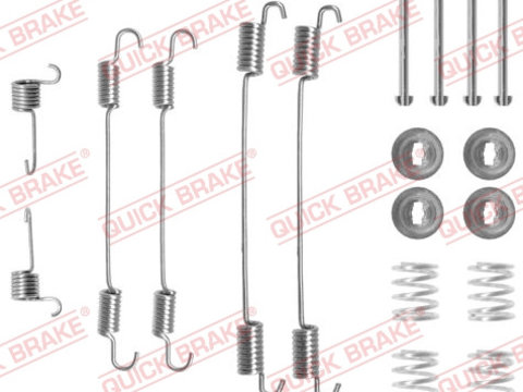 Set accesorii, sabot de frana puntea spate (1050750 QBK) Citroen,DACIA,DS,LADA,MERCEDES-BENZ,NISSAN,PEUGEOT,RENAULT