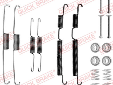 Set accesorii, sabot de frana puntea spate (1050813 QBK) HYUNDAI