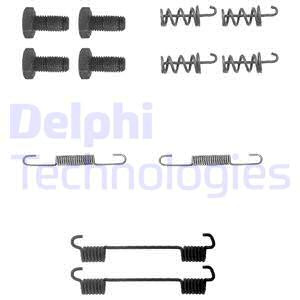 Set accesorii, sabot de frana puntea spate (LY1104 DELPHI) MERCEDES-BENZ