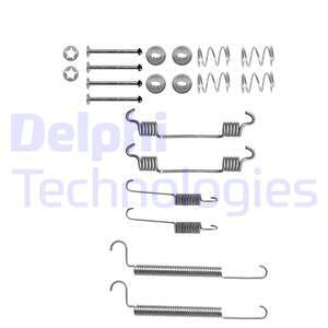 Set accesorii, sabot de frana puntea spate (LY1241 DELPHI) CHEVROLET,OPEL,VAUXHALL