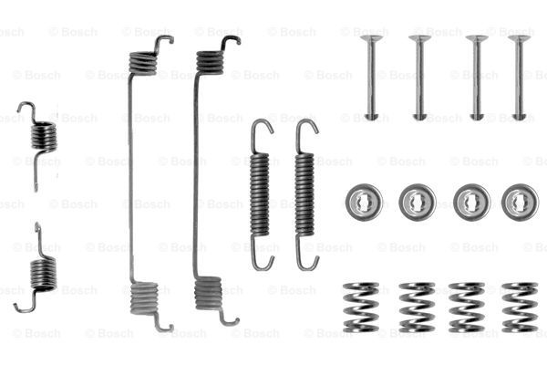 Set accesorii, sabot de frana puntea spate (1987475162 BOSCH) DACIA,FIAT,LANCIA,PEUGEOT,RENAULT