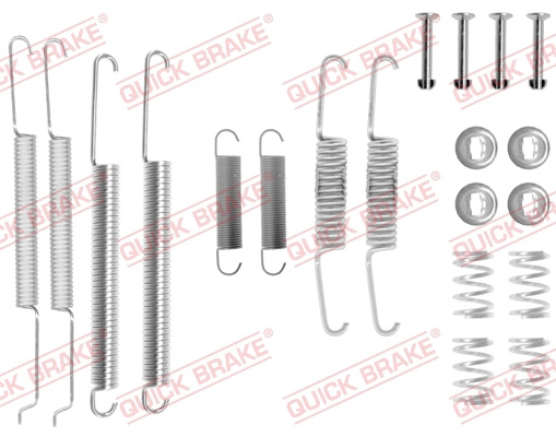 Set accesorii, sabot de frana QUICK BRAKE 105-0681 pentru VW CADDY Autoutilitara/limuzina spatioasa (6K9, 9E7, 9E9) 1998-2009
