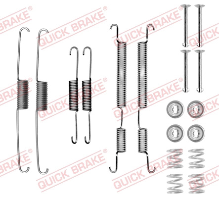Set accesorii, sabot de frana QUICK BRAKE 105-0813 pentru HYUNDAI LANTRA I (J-1) 1990 1991 1992 1993 1994 1995