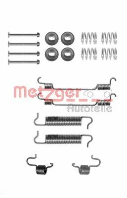 Set accesorii, sabot de frana RENAULT MASTER II Van (FD), RENAULT MASTER II platou / sasiu (ED/HD/UD), OPEL MOVANO caroserie (F9) - METZGER 105-0780