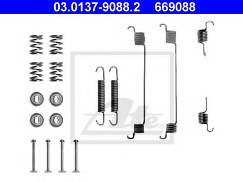 Set accesorii, sabot de frana RENAULT SYMBOL II (LU1/2_) (2008 - 2020) ATE 03.0137-9088.2