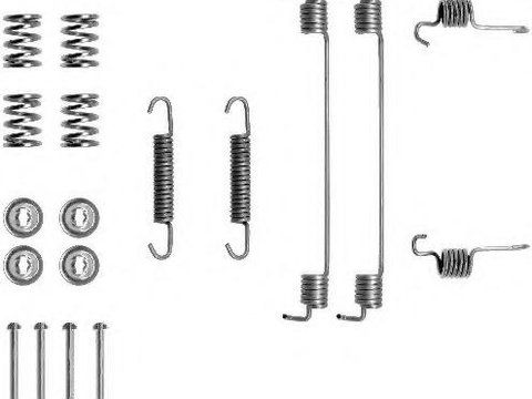 Set accesorii, sabot de frana SMART CABRIO (450), SMART CITY-COUPE (450), SMART CROSSBLADE (450) - TEXTAR 97015400