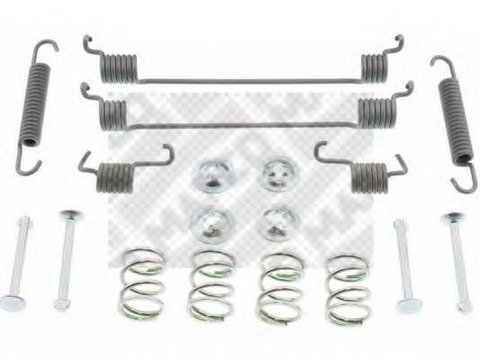 Set accesorii, sabot de frana SMART CABRIO (450), SMART CITY-COUPE (450), RENAULT CLIO Mk II (BB0/1/2_, CB0/1/2_) - MAPCO 9113