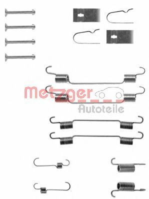Set accesorii, sabot de frana SUZUKI ALTO (HA12, HA23) (1998 - 2004) METZGER 105-0722 piesa NOUA