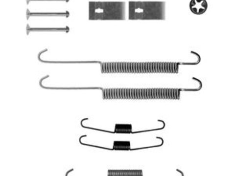 Set accesorii, sabot de frana SUZUKI GRAND VITARA II (JT) (2005 - 2020) DELPHI LY1337