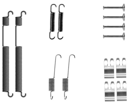 Set accesorii, sabot de frana TEXTAR 97049600 compatibil cu SKODA RAPID (NH3, NK3, NK6) 2015 2016 2017 2018 2019 2020 2021 2022