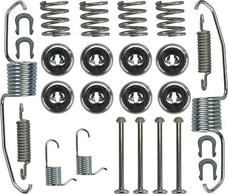 Set accesorii, sabot de frana TRW SFK124 pentru TOYOTA CAMRY (_V2), PASEO Cabriolet (_L5_) 1996-1998