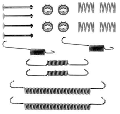 Set accesorii, sabot de frana TRW SFK264 pentru RE