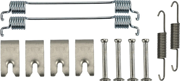 Set accesorii, sabot de frana TRW SFK460 model NISSAN TIIDA hatchback (C11) 2004 2005 2006 2007 2008 2009 2010 2011