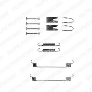 Set accesorii saboti de frana FORD FIESTA Mk IV (JA_, JB_) (1995 - 2002) DELPHI LY1291