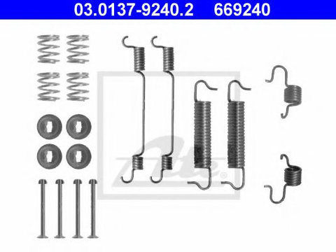 Set accesorii saboti de frana RENAULT MASTER II Van (FD) (1998 - 2016) ATE 03.0137-9240.2