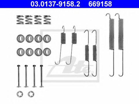 Set accesorii saboti de frana RENAULT TWINGO I Van (S06_) (1993 - 2016) ATE 03.0137-9158.2