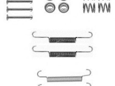 Set accesorii saboti frana de mana HYUNDAI ix35 (LM, EL, ELH) (2009 - 2016) DELPHI LY1377