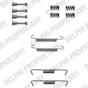 Set accesorii saboti frana de mana MERCEDES GL-CLASS (X164) (2006 - 2016) DELPHI LY1330