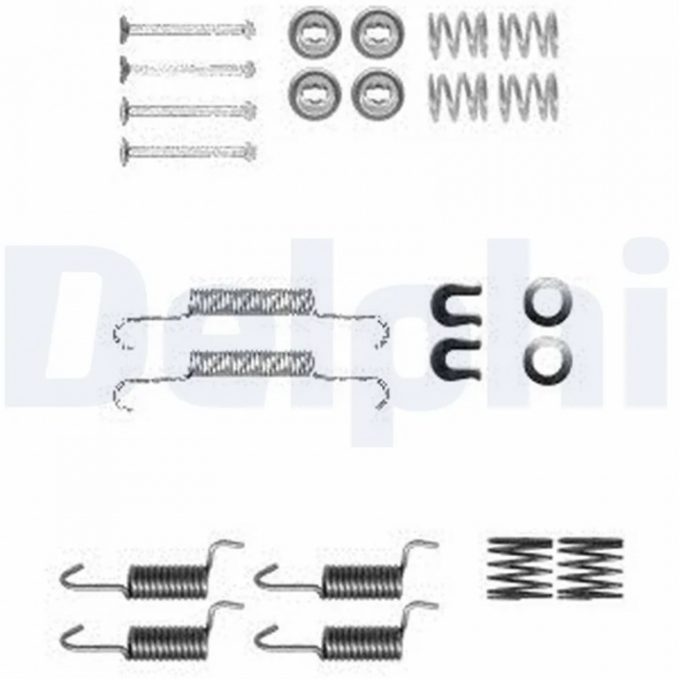 Set accesorii saboti frana Delphi MITSUBISHI GRANDIS (NA_W) 2004-2011 - LY1367
