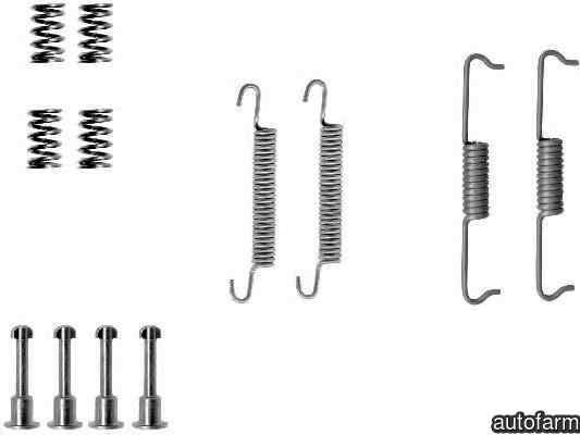 Set accesorii saboti frana parcare BMW 5 Touring E61 TEXTAR 97032200