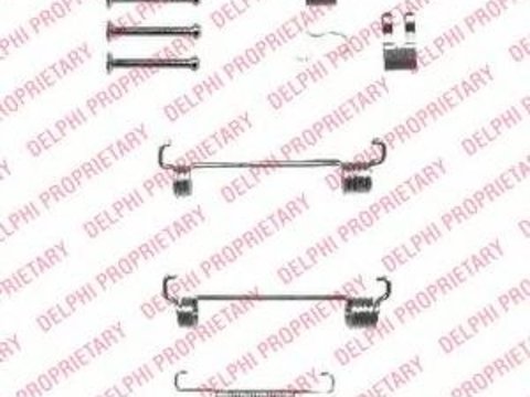 Set accesorii, saboti frana parcare FIAT DUCATO caroserie (230L), FIAT DUCATO bus (230), PEUGEOT BOXER caroserie (230L) - DELPHI LY1344