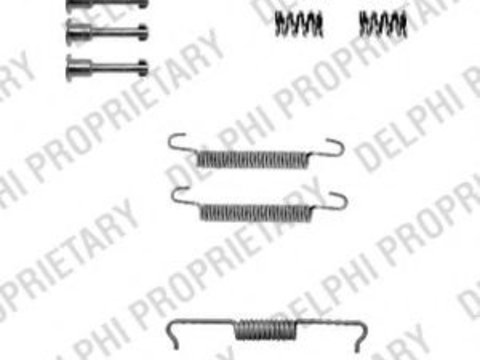 Set accesorii, saboti frana parcare MERCEDES-BENZ M-CLASS (W164) (2005 - 2020) DELPHI LY1330