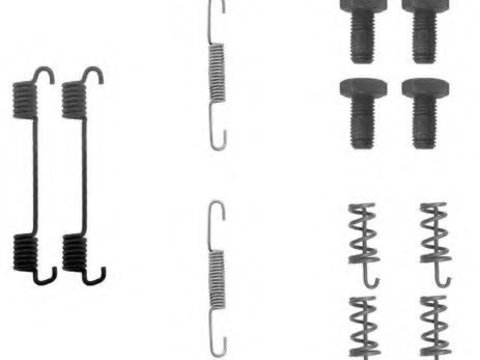 Set accesorii, saboti frana parcare MERCEDES-BENZ E-CLASS (W210) (1995 - 2003) TEXTAR 97011600