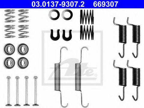 Set accesorii, saboti frana parcare MITSUBISHI GRANDIS (NA_W) (2003 - 2016) ATE 03.0137-9307.2