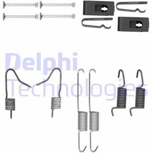 Set accesorii saboti frana parcare # Nissan Tiida 2007 2008 2009 2010 2011 # LY1402 # DELPHI