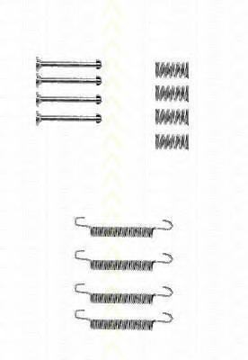 Set accesorii, saboti frana parcare OPEL SENATOR A (29_), OPEL SENATOR B (29_), OPEL MONZA A (22_) - TRISCAN 8105 242536