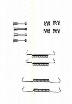 Set accesorii, saboti frana parcare PEUGEOT 806 (221), Citroen SYNERGIE (22, U6), FIAT ULYSSE (220) - TRISCAN 8105 102589