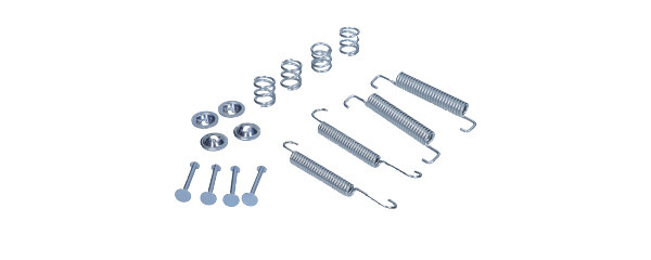Set accesorii, saboti frana parcare puntea spate (