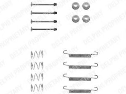 Set accesorii, saboti frana parcare SAAB 9-3 (YS3D) (1998 - 2003) DELPHI LY1135 piesa NOUA