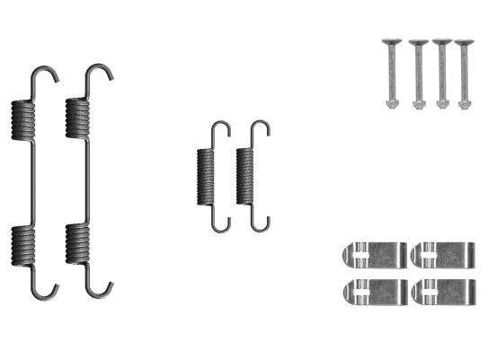 Set accesorii, saboti frana parcare TEXTAR 9704920