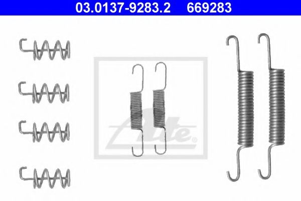 Set accesorii, saboti frana parcare VOLVO S80 I (T